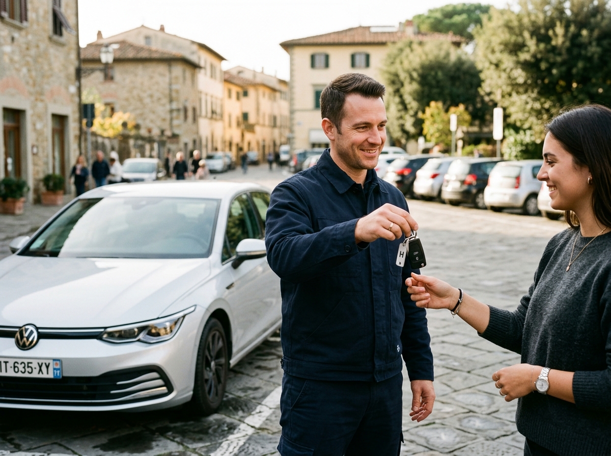 Predaja ključeva rent a car vozila